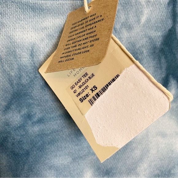 Faherty Go Easy Tee Blue Dye Short Sleeve - Picture 10 of 10